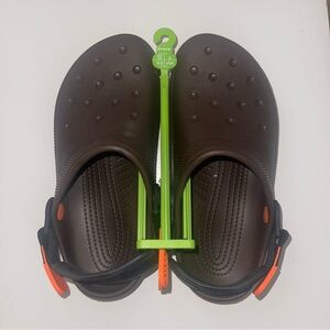 CROCS Brown Non-slip and Pivoting Heel Strap